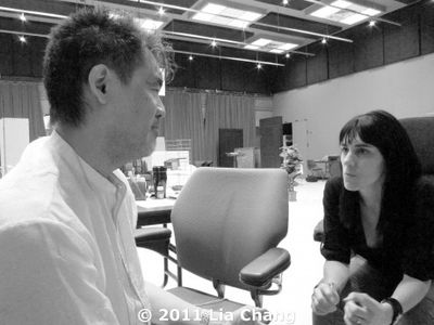 David Henry Hwang and director Leigh Silverman  Photo