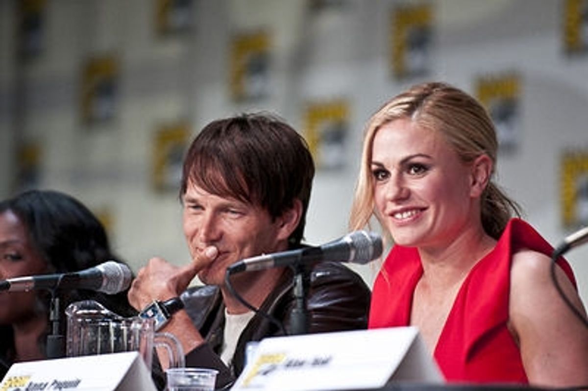 STEPHEN MOYER and ANNA PAQUIN at 
