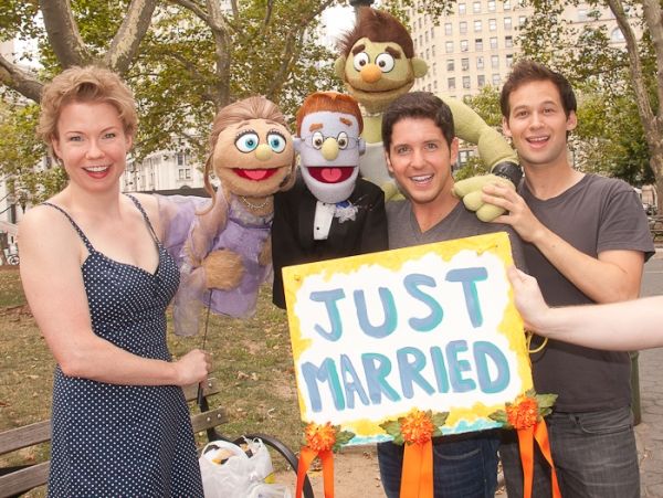 Photo Coverage: AVENUE Q's Gay Couple 'Rod' & 'Ricky' Wed in NYC — photo 16 of 16
