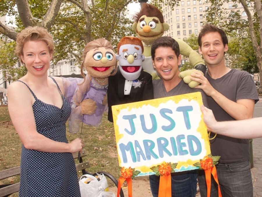 Photo Coverage: AVENUE Q's Gay Couple 'Rod' & 'Ricky' Wed in NYC Image