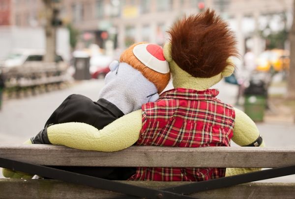 Photo Coverage: AVENUE Q's Gay Couple 'Rod' & 'Ricky' Wed in NYC — photo 1 of 16