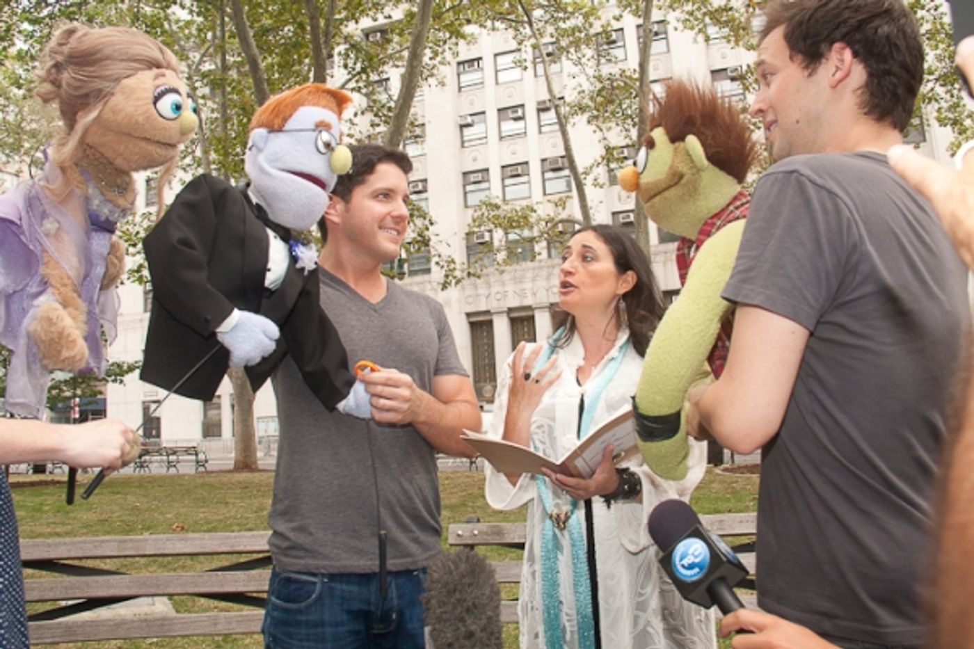 Photo Coverage: AVENUE Q's Gay Couple 'Rod' & 'Ricky' Wed in NYC  Image
