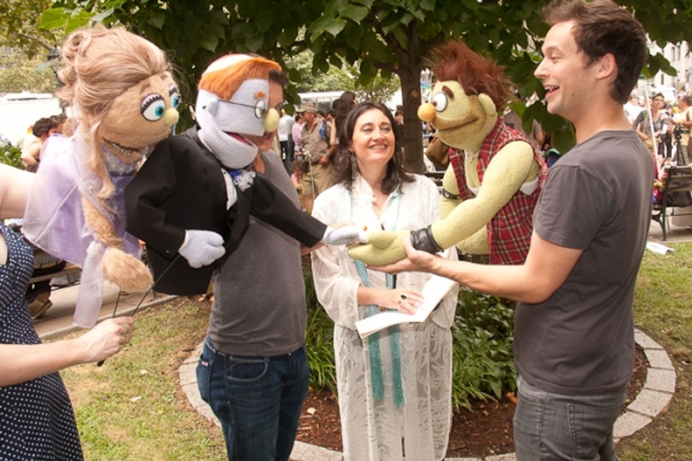 Photo Coverage: AVENUE Q's Gay Couple 'Rod' & 'Ricky' Wed in NYC  Image