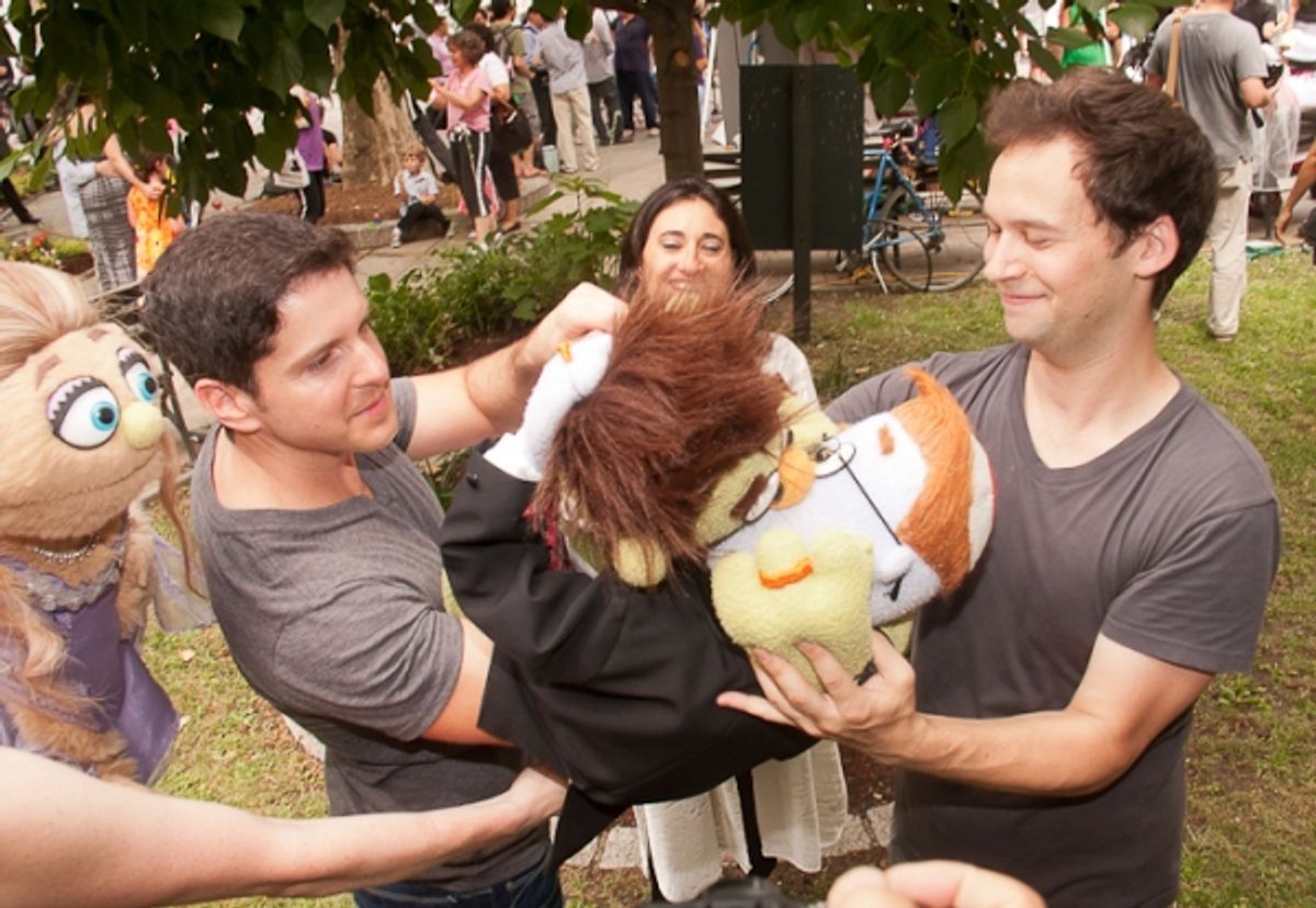 Jen Barnhart, Howie Michael Smith, Amy Hausman, and Jed Resnick at 