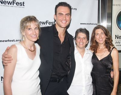 Elisabeth Sperling, Cheyenne Jackson,Leslie Klainberg and Trish Dalton  Photo