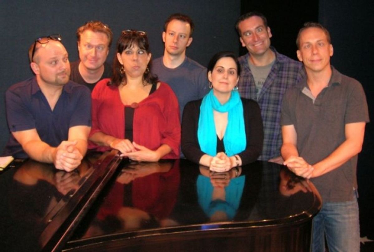 Carl Andress, Matt Castle, Christine Pedi, Tally Sessions, Stephanie D'Abruzzo, Chris Hoch and Steven Strafford at 