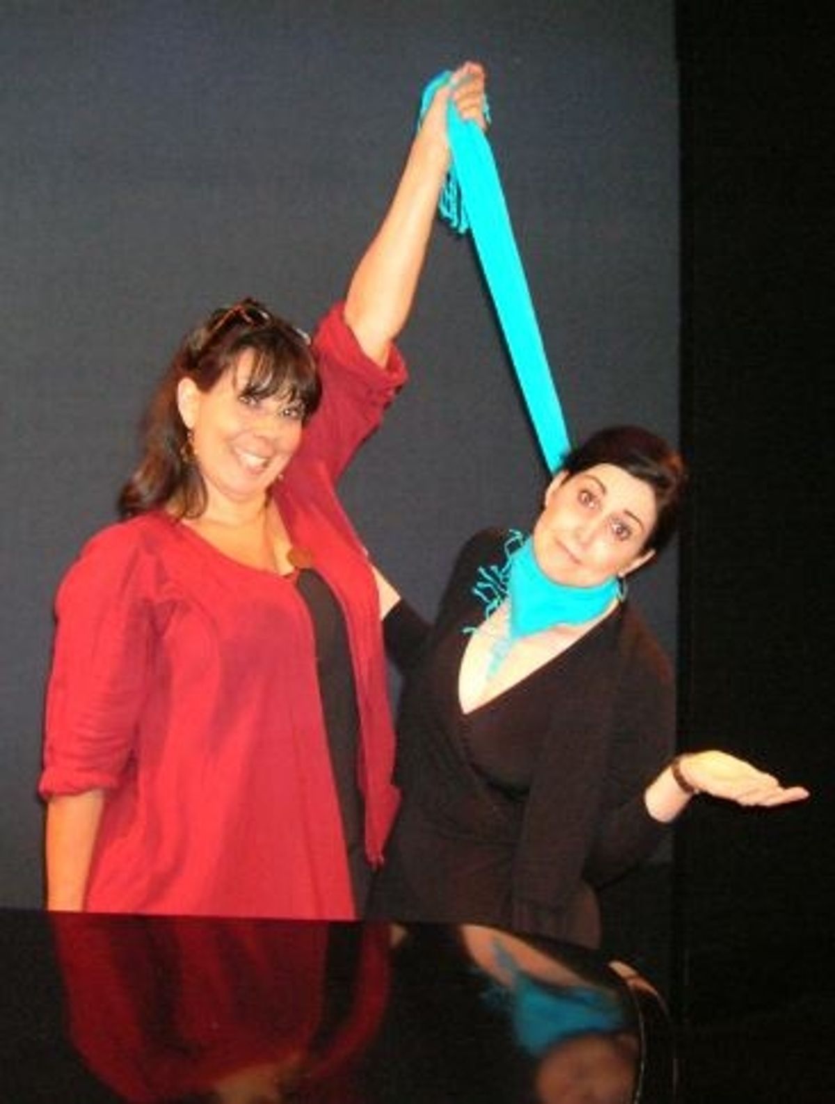 Christine Pedi and Stephanie D'Abruzzo at 