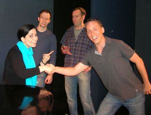 Stephanie D'Abruzzo, Tally Sessions, Chris Hoch and Steven Strafford Photo