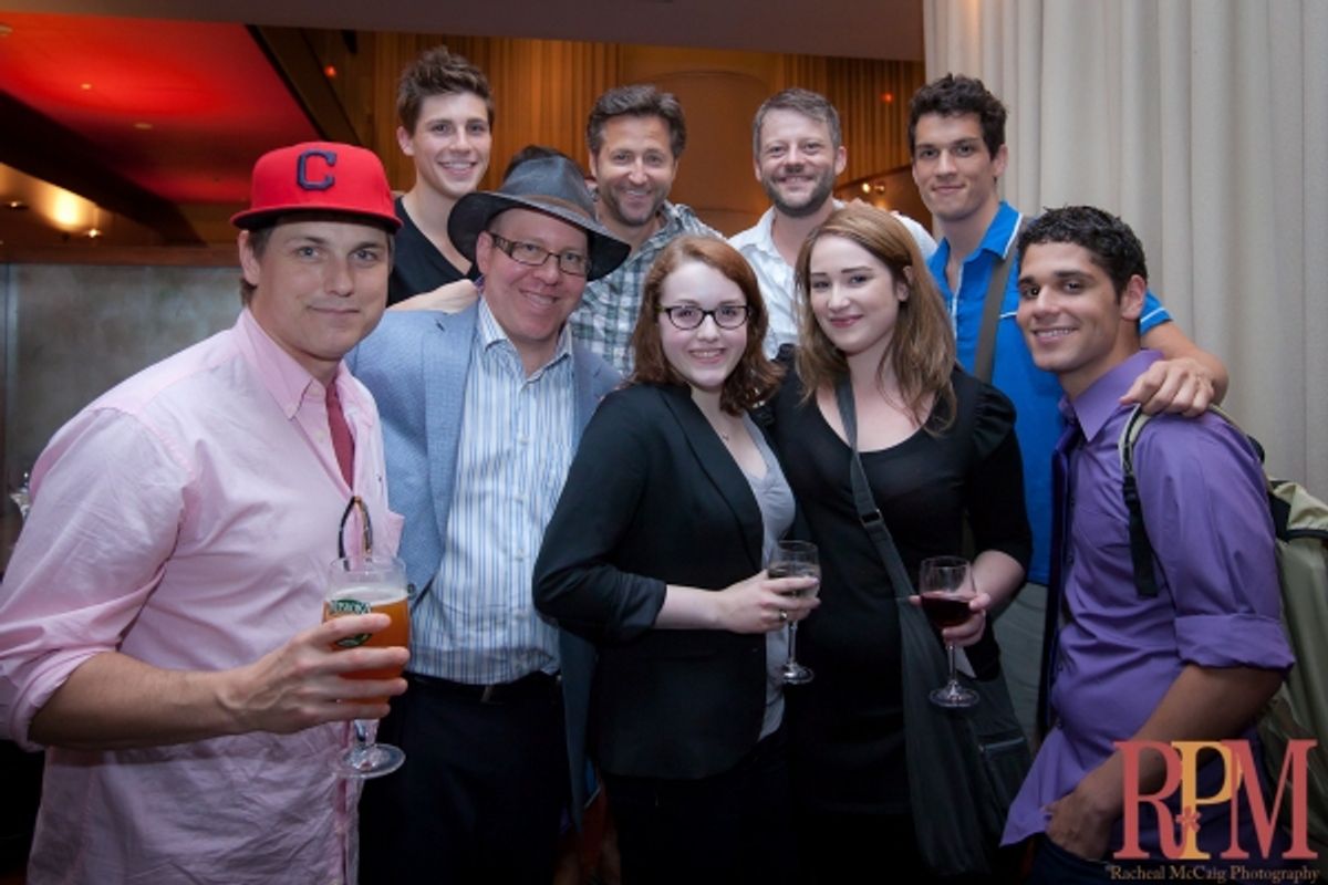  Curt Hansen, Jason Watson, Jeremy Kushnier, Preston Sadleir FRONT L-R: Asa Somers, Aubrey Dan, Caitlin Kinnunen, Emma Hunton, Perry Sherman
 at 