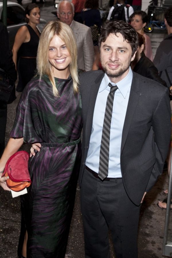 Taylor Bagley and Zach Braff Photo