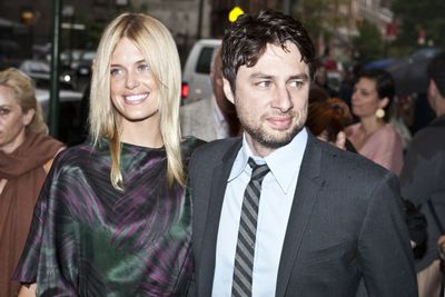 Taylor Bagley and Zach Braff Photo