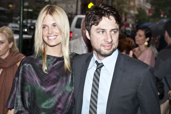 Taylor Bagley and Zach Braff Photo