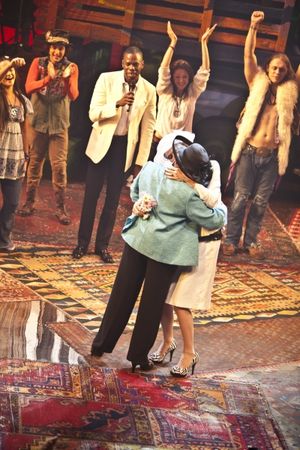 Terri White and Donna Barnett's first kiss as LEGAL Wives! @ BroadwayWorld Terri White and Donna Barnett's first kiss as LEGAL Wives! Photo
