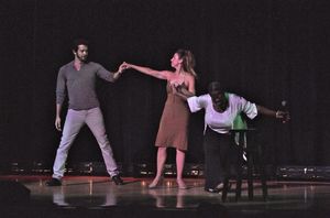 Todd Burnsed, Lorin Latarro and Lillian White Photo