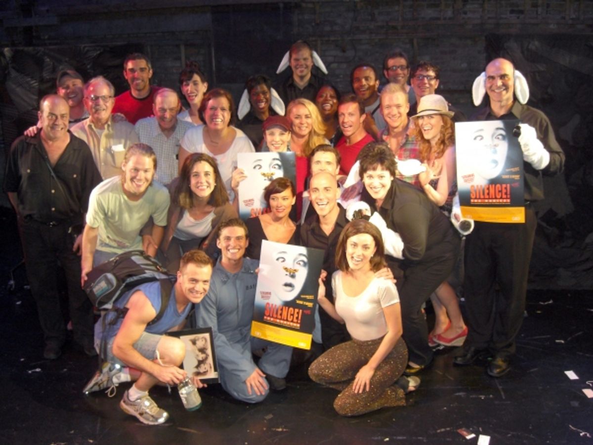 Randy Harrison & Broadway's CHICAGO company with the cast of SILENCE! THE MUSICAL at 