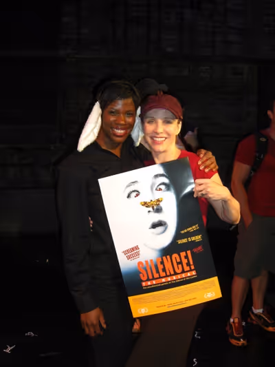Deidre Goodwin with her CHICAGO co-star Charlotte d'Amboise
 Photo