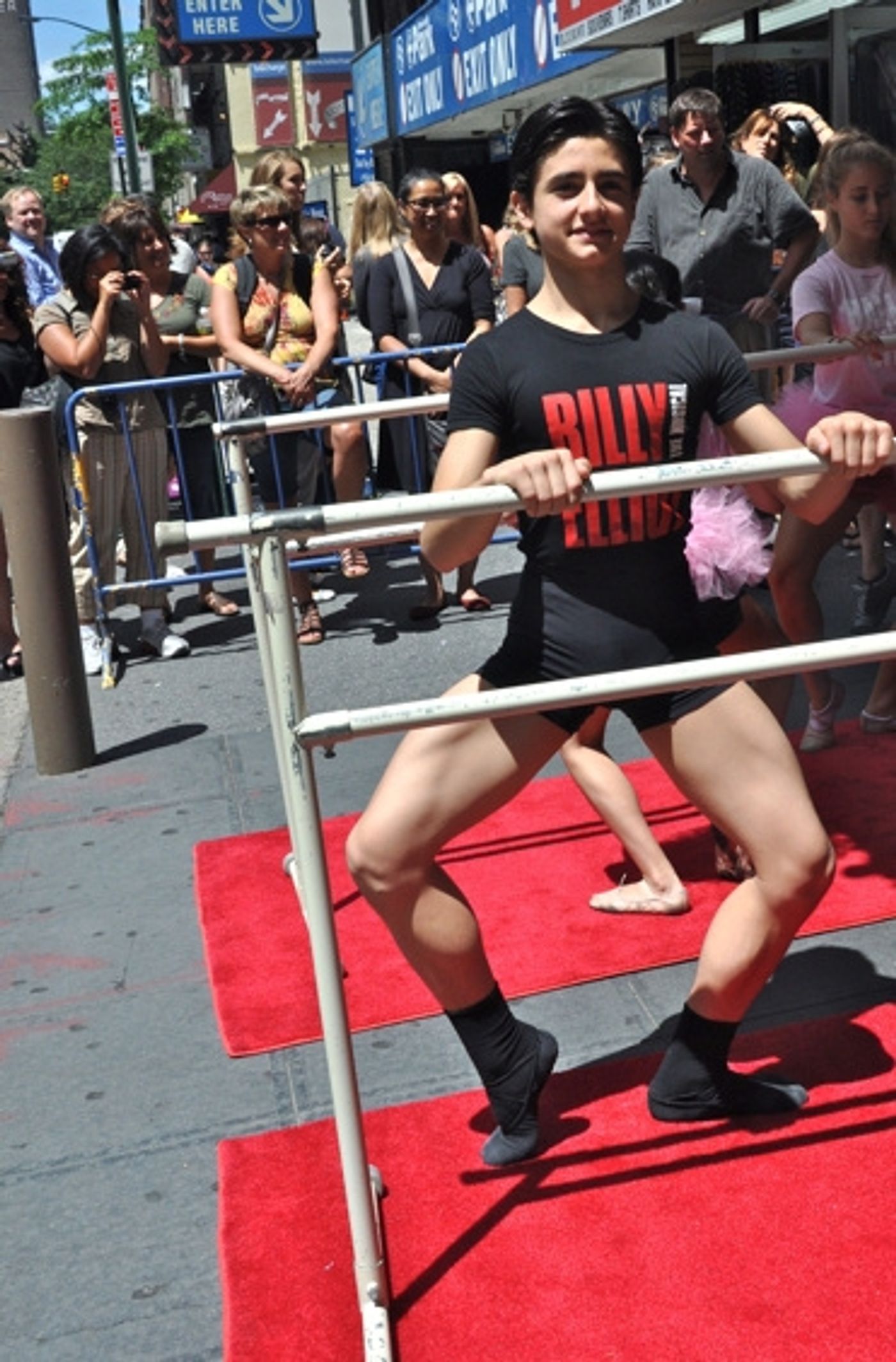 Photo Coverage: BILLY ELLIOT Celebrates National Dance Day with Sidewalk Warmup  Image