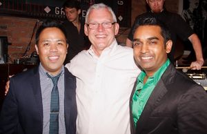 Robert Tatad, Ken Arthur, and Devanand Janki Photo