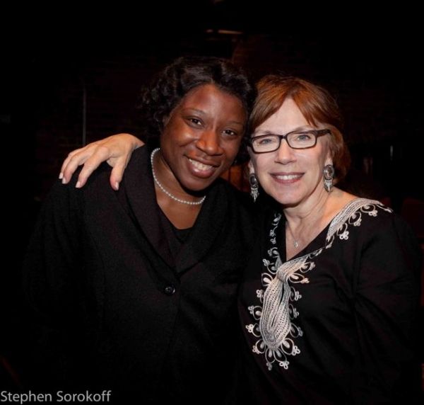 Aisha Hinds & director Julianne Boyd Photo