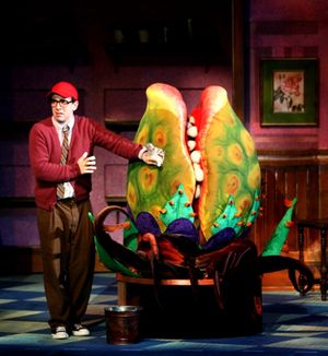  Rob McClure and Audrey II Photo