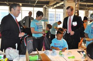 Seth Diamond, Paige Davis and Eric R. Gies Photo