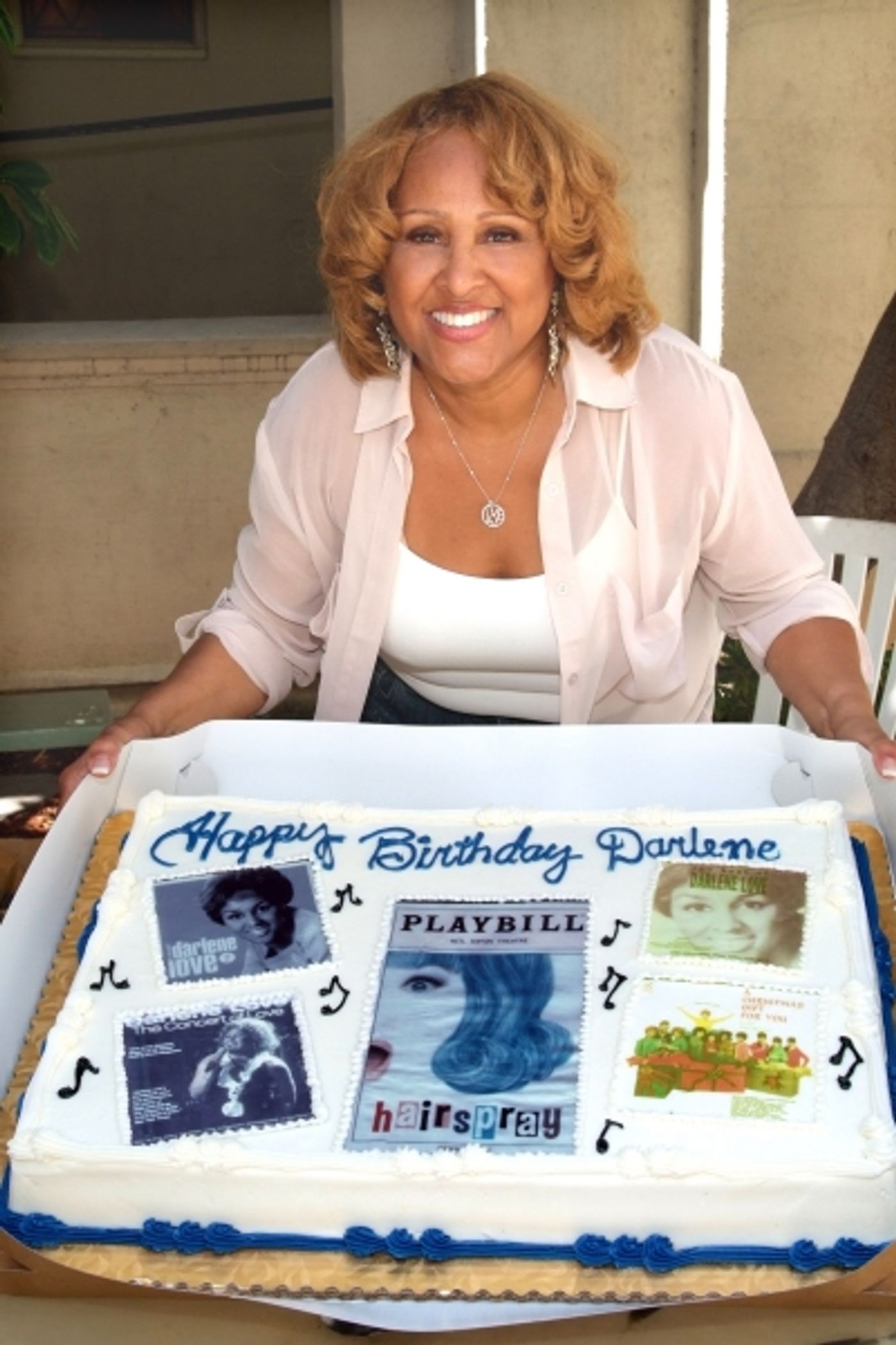 Photo Flash: Marissa Jaret Winokur, Corbin Bleu, Harvey Fierstein et al. Celebrate HAIRSPRAY Co-Star Darlene Love's Birthday!  Image