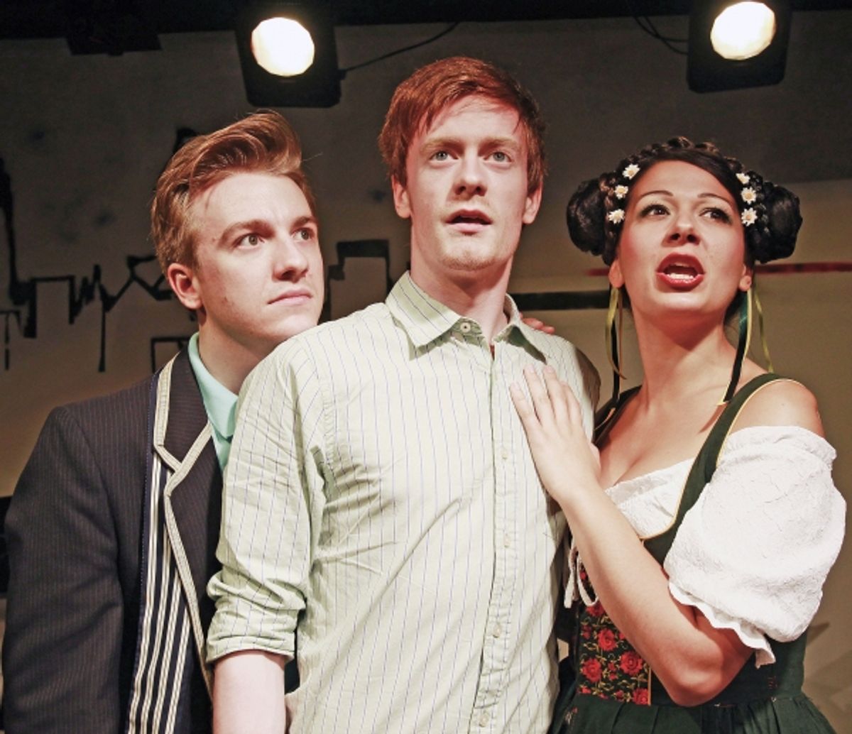 Steven Webb, Benedict Salter and Ashleigh Gray
 at 