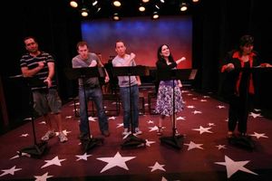 Chris Hoch, Tally Sessions, Steven Vinaver, Stephanie D'Abruzzo and Christine Pedi  Photo