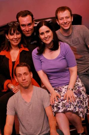 Christine Pedi, Steven Strafford, Chris Hoch, Stephanie D'Abruzzo and Tally Sessions Photo