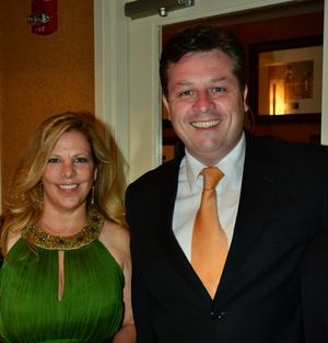 Publicist Kirsten Fedewa and Anthony Kearns Photo