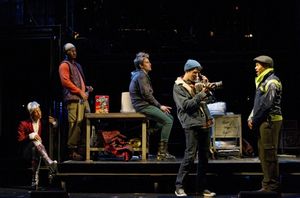 MJ Rodriguez, Nicholas Christopher, Matt Shingledecker, Adam Chanler-Berat and Ephrai Photo