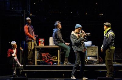 MJ Rodriguez, Nicholas Christopher, Matt Shingledecker, Adam Chanler-Berat and Ephrai Photo