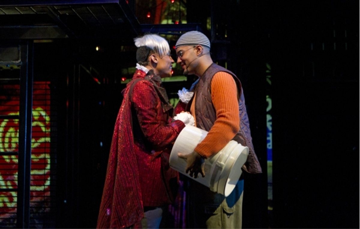 MJ Rodriguez and Nicholas Christopher at 