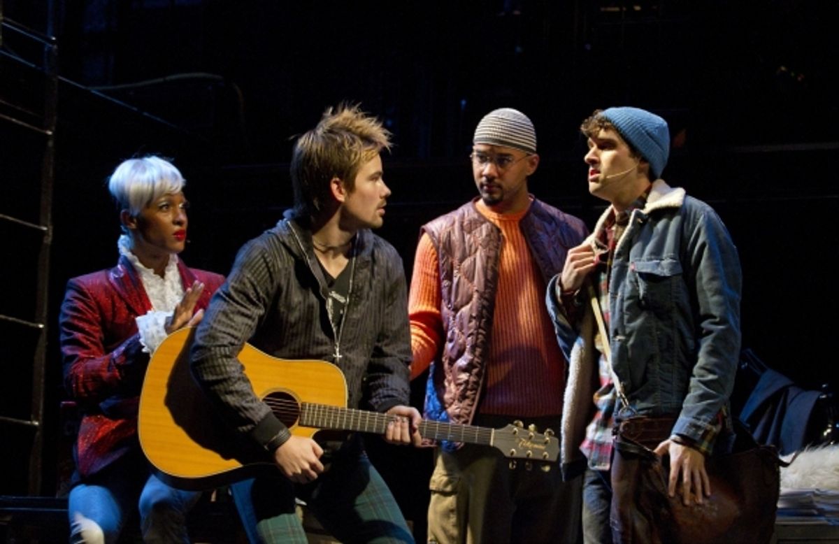 MJ Rodriguez, Matt Shingledecker, Nicholas Christopher and Adam Chanler-Berat at 