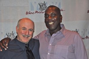 Geoff Cohen (Managing Director of The York Theatre) and Gerry McIntyre Photo