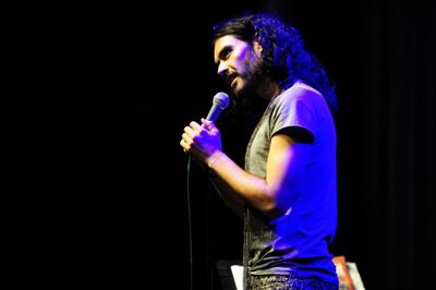 July 28, 2011. Comedian/Russell Brand performed a live show at the Chumash Casino Res Photo