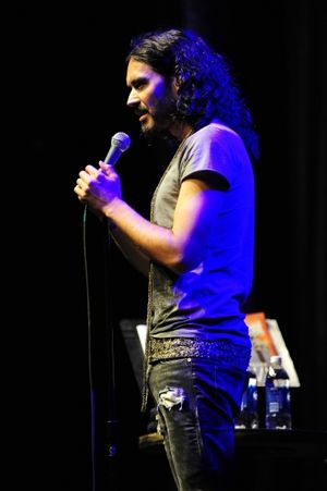 July 28, 2011. Comedian/Russell Brand performed a live show at the Chumash Casino Resort in Santa Ynez, CA.(Credit Image: @ BroadwayWorld July 28, 2011. Comedian/Russell Brand performed a live show at the Chumash Casino Res Photo