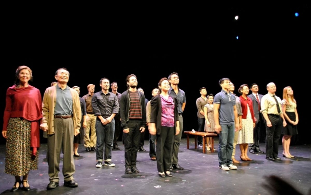 Lea Salonga and the cast of ALLEGIANCE at 