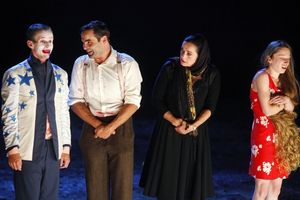 Ulrich Matthes, Andreas Doehler, Almut Zilcher and Kathleen Morgeneyer Photo