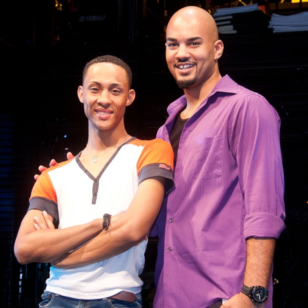 MJ Rodriguez and Nicholas Christopher at 