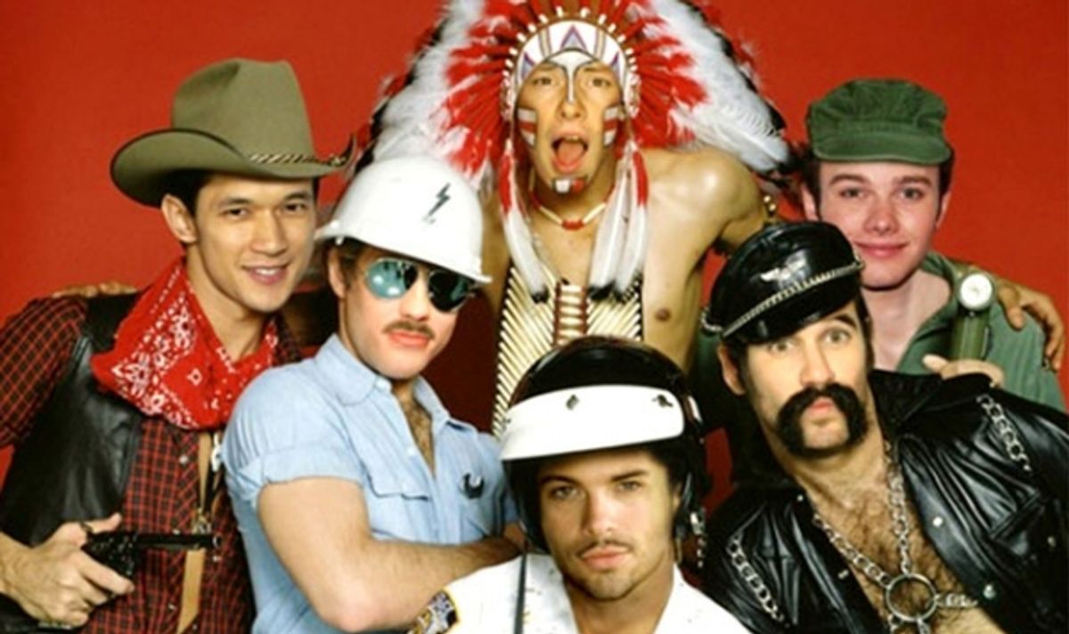 Harry Shum Jr., Cory Monteith, Mark Salling, Darren Criss, Chris Colfer at 