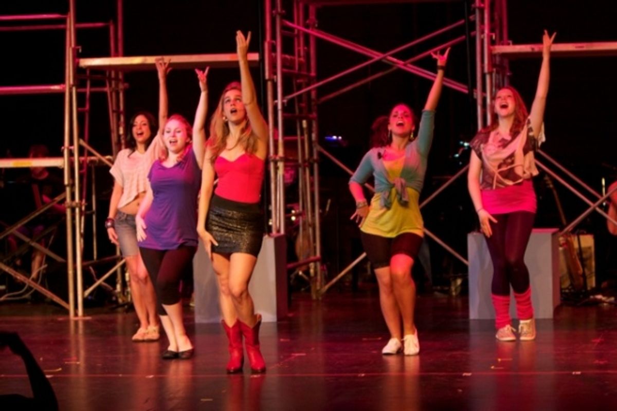 Brittney Gomez, Katey Sabo as 'Rusty', Teresa Wittleder as 'Ariel', Maria Aromando as 'Urleen' and Rachel Golden at 