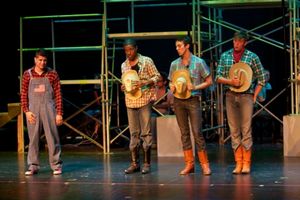 Julio Gonzalez as "Willard", Justin Stevens as "Jeeter", Nick Riccardi as "Garvin" an Photo