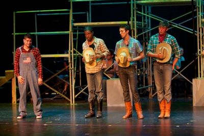 Julio Gonzalez as "Willard", Justin Stevens as "Jeeter", Nick Riccardi as "Garvin" an Photo