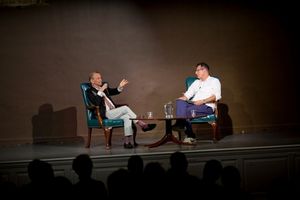 Joel Grey and John Robin Baitz @ BroadwayWorld Joel Grey and John Robin Baitz Photo