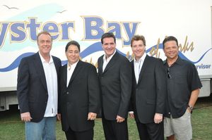 Sean Casey (CMI Entertainment), Daniel Rodriguez, Michael Amante, Andy Cooney and Vin Photo