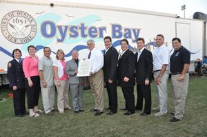 Michael Amante, Daniel Rodriguez and Andy Cooney join John Venditto (Supervisor Town  Photo