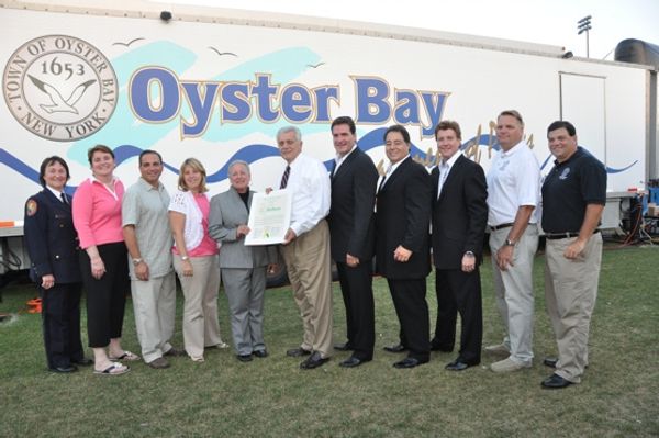 Michael Amante, Daniel Rodriguez and Andy Cooney join John Venditto (Supervisor Town  Photo