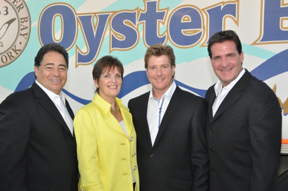 Daniel Rodriguez, Maureen A. Fitzgerald (Town of Oyster Bay Commissioner), Andy Cooney and Michael Amante at 