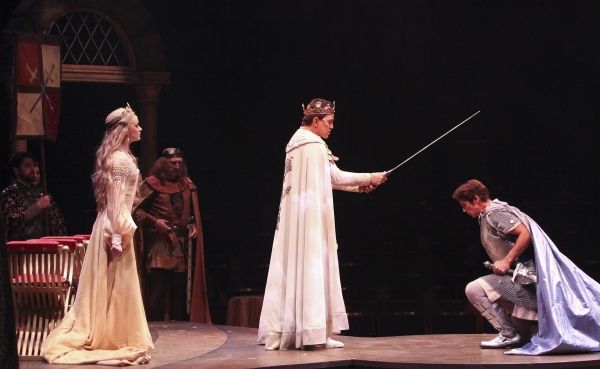 Joseph Sark, Lisa O'Hare, Time Winters, Davis Gaines, and Sean Hayden
 Photo